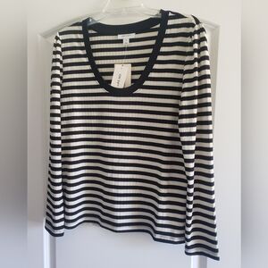On+34th Striped Top NWT